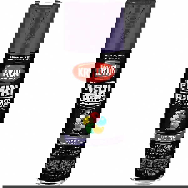 Acrylic Enamel Spray Paint: Purple, Gloss, 12 oz